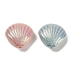 UV Plating Opaque Rainbow Iridescent Acrylic Beads SACR-R001-02A-2