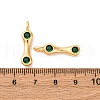 Brass Micro Pave Cubic Zirconia Pendants KK-K382-52G-3