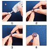 Flat Round Stainless Steel Stud Earring Settings STAS-PH0018-62P-4