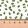 Picasso Spray Painted Glass Seed Beads SEED-T006-04-16-4