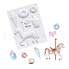 Merry-go-Round/Carousel Food Grade DIY Silicone Molds DIY-M017-04-5