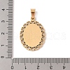 PVD Vacuum Plating 304 Stainless Steel Pendants STAS-M068-11A-G-3