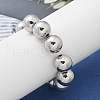Brass Beaded Sretch Bracelets for Women BJEW-G736-13P-4