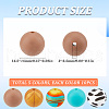 SUNNYCLUE 50Pcs 5 Styles Food Grade Eco-Friendly Silicone Beads SIL-SC0002-13-2