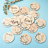 Basswood Milestone Cards WOOD-TA0002-44-3