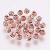 Brass Spacer Beads KK-G312-01RG-5mm-RG-1