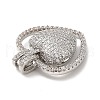 Brass Micro Pave Cubic Zirconia Pendants KK-Q772-08P-3