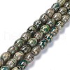 Tibetan Style dZi Beads Strands TDZI-E005-01L-1