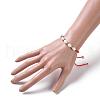 Mother's Day Jewellery Braided Bead Bracelets BJEW-JB04821-01-4