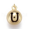 Brass Pendants ZIRC-M108-62G-1