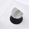 304 Stainless Steel Wide Finger Ring for Unisex RJEW-Z076-02P-02-1