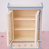 Miniature Openable Wood Bookcase Display Decorations MIMO-PW0001-064-5