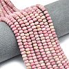 Natural Rhodonite Beads Strands G-P575-A18-6x4mm-1
