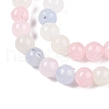 Dyed Natural White Jade Beads Strands G-T140-4mm-A03-7