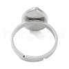 Non-Tarnish 304 Stainless Steel Adjustable Ring Components STAS-Z064-04P-3