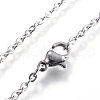 304 Stainless Steel Pendant Necklaces NJEW-H430-12B-3