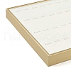 4 Rows Imitation Leather Jewelry Pendant Trays CON-G023-04A-3