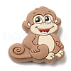 Monkey Food Grade Eco-Friendly Silicone Focal Beads SIL-Q017-02B-1