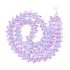 Transparency Electroplate Glass Beads Strands GLAA-T023-39A-05-2