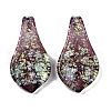 Lampwork Big Pendants FOIL-K003-01A-1