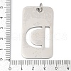 304 Stainless Steel Pendants STAS-M115-01P-D-3