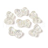 UV Plating Transparent Acrylic Beads OACR-G036-14D-1