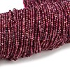 Natural Red Tourmaline Beads Strands G-RM250101-A14-2