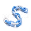 Handmade Opaque Acrylic Cable Chains AJEW-JB00550-02-2