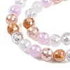Transparent Glass Beads Strands GLAA-T023-31B-3