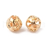 Hollow Brass Beads KK-K333-01A-G-3