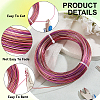 BENECREAT 1 Roll Gradient Color Aluminum Wire AW-BC0003-38B-4