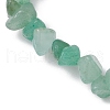 Natural Green Aventurine Chip Beads Stretch Bracelets for Women BJEW-JB10688-05-3