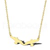 304 Stainless Steel Pendant Necklaces for Women FS-WGD2842-02-3