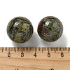 Natural Dragon Blood Round Ball Figurines Statues for Home Office Desktop Decoration G-P532-02A-15-3