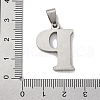 201 Stainless Steel Pendants STAS-Q342-53P-P-3