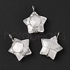 Natural Quartz Crystal Pendants G-D458-04P-02-RS-5