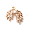 Brass Pendants KK-C062-081G-1