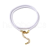 Nylon Milan Cord Necklace Making MAK-M028-01G-31-2