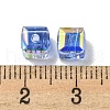 Electroplate Glass Beads EGLA-Z004-04A-08-3
