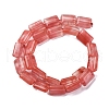Cherry Quartz Glass Beads Strands G-L605-E02-01-3
