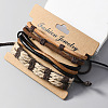 3Pcs Imitation Leather Multi-strand Bracelets PW-WG5C538-01-3