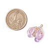 Glass & Seed Beads Pendants PALLOY-MZ00648-04-2