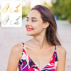 Unicraftale 40Pcs 2 Colors 304 Stainless Steel Leverback Earring Findings KK-UN0002-07-6