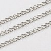Tarnish Resistant 304 Stainless Steel Twisted Chains Curb Chains CHS-K001-24-2.5mm-1