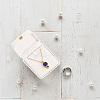 CALFOVERA 2Pcs PU Leather Necklace Pendant Gift Boxes LBOX-CL0001-01-6