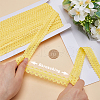 Gorgecraft 20M Polyester Stretch Frilly Edge Lace Ribbon OCOR-GF0003-37E-3