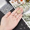 HOBBIESAY 50Pcs Tibetan Style Alloy Pendants FIND-HY0003-70-3