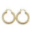 Brass Hoop Earring EJEW-P265-05G-1
