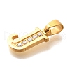 Ion Plating(IP) 304 Stainless Steel Rhinestone Pendants STAS-U035-01G-J-2