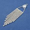 Brass Rhinestone Pendants KK-I715-08S-03-2